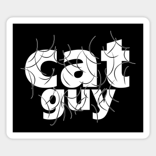 Cat Guy Black Hair Magnet